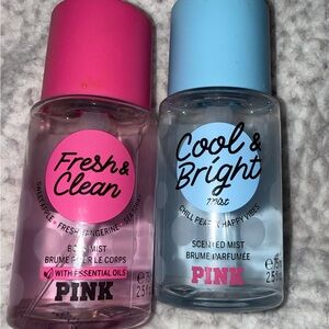 PINK Victoria's Secret Fresh & Clean and Cool & Bright Mini Mist Duo
